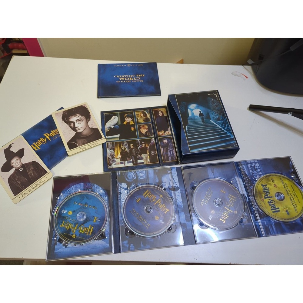Harry potter Sorcerers Stone ultimate edition box set 4 dvd book pictures Year 1